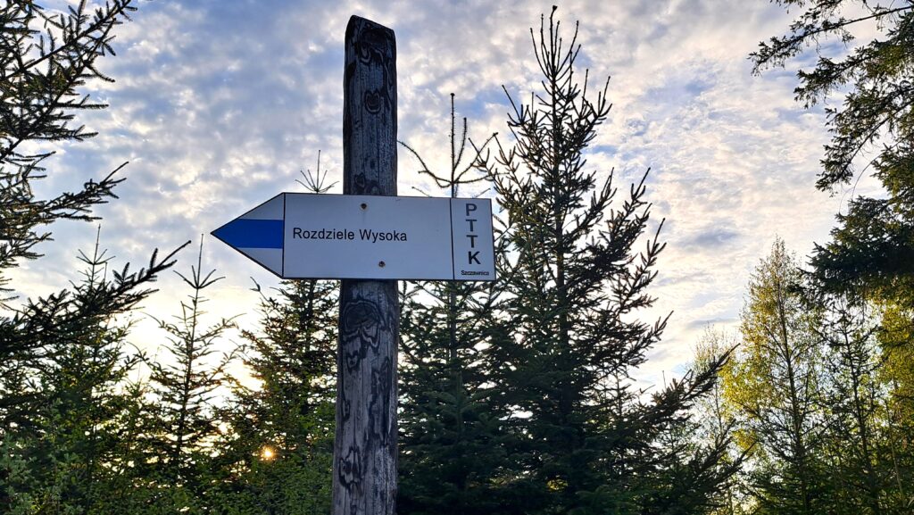 W drodze na Przełęcz Rozdziela