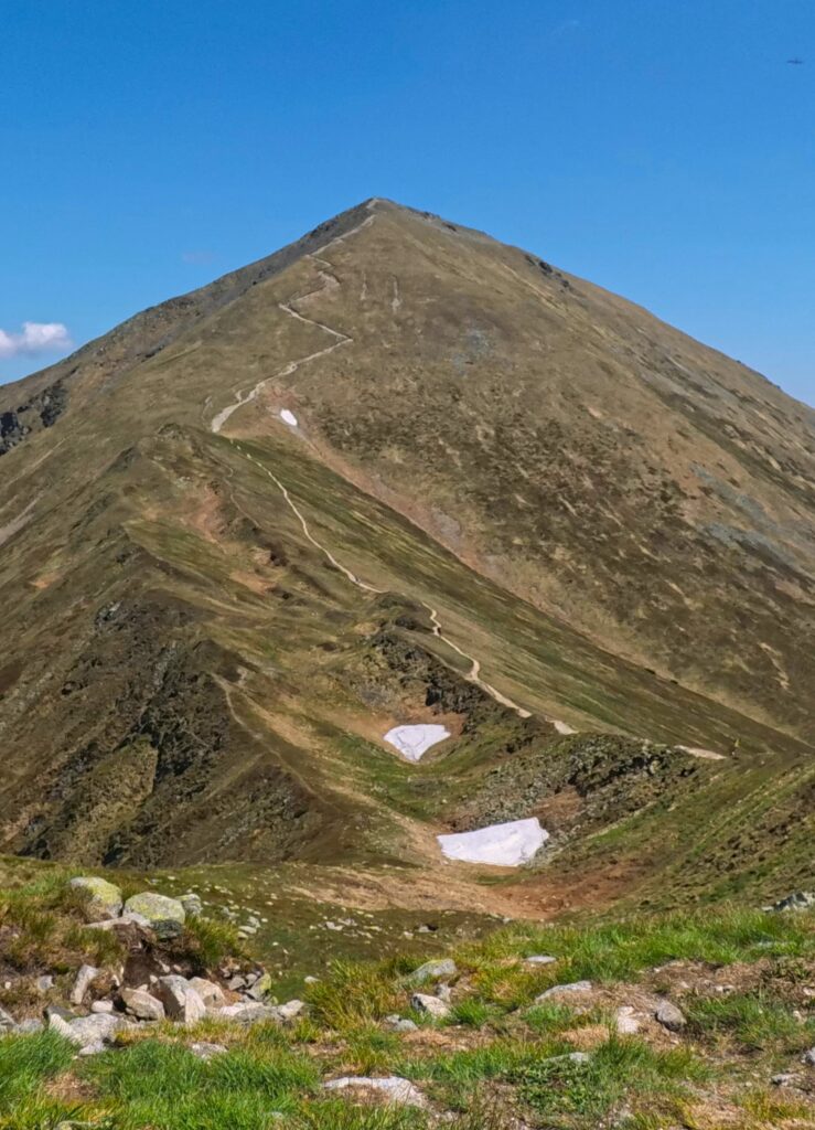 Starorobociański Wierch- widok z Kończystego